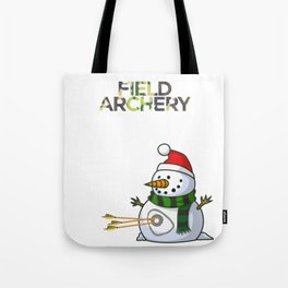 SNOWMAN - Field Archery Tote Bag