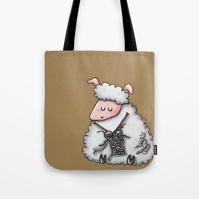 fluffy sheep bag