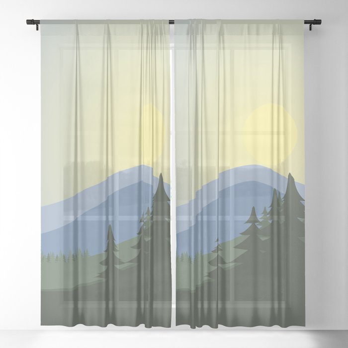 View Valley Sheer Curtain