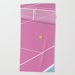 Tennis Court Beach Towel