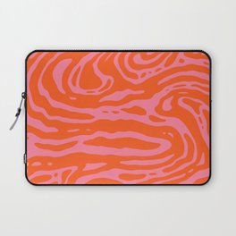 Pink and Red Marble Twirl Laptop Sleeve