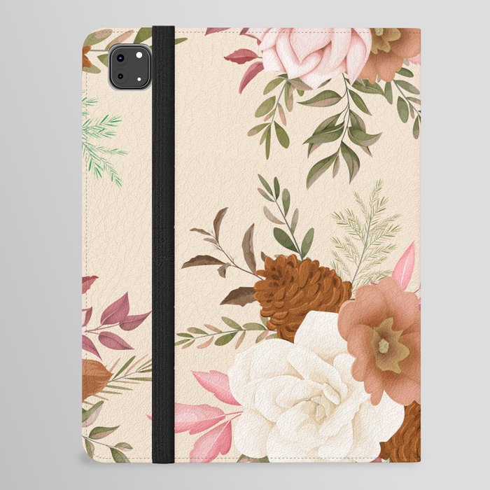 Floral pattern iPad Folio Case