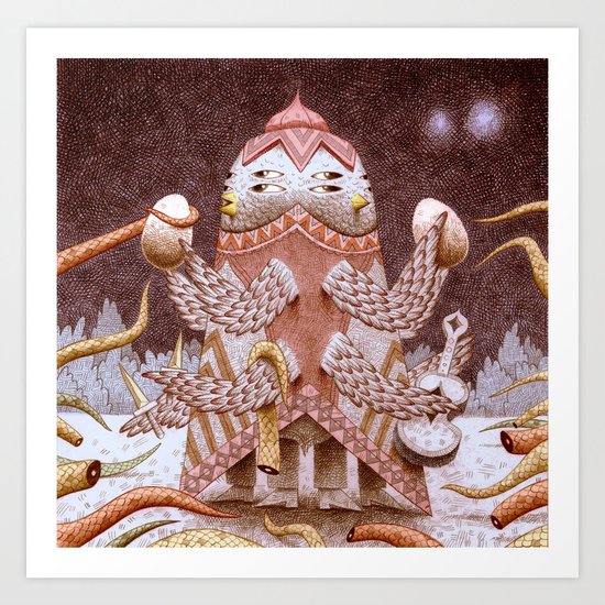 Hate/Love Art Print