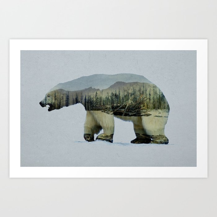 The Polar Bear Art Print