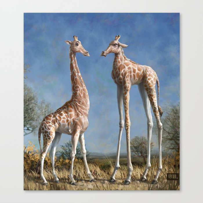 Emmm...Welcome to the herd... Canvas Print