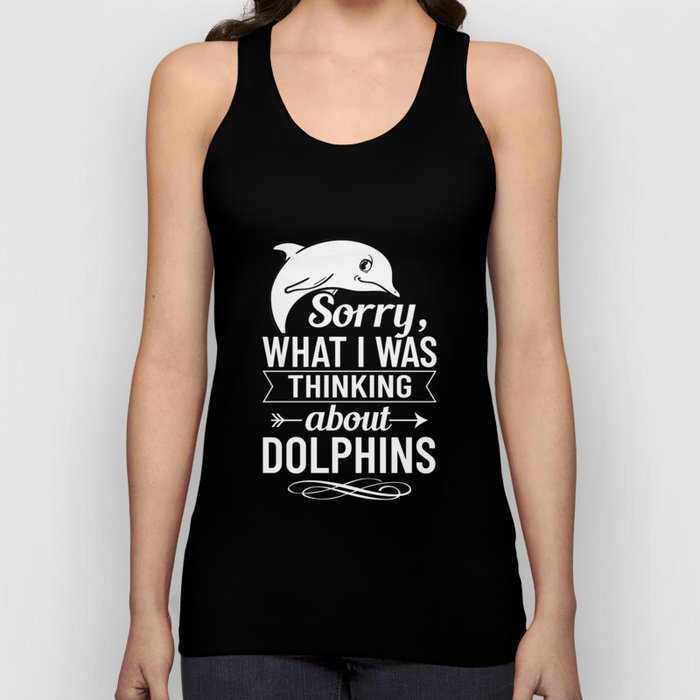 Dolphin Trainer Animal Lover Funny Cute Tank Top