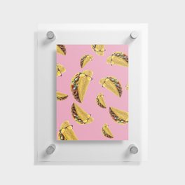 Pink Tacos Taco Glasses Floating Acrylic Print