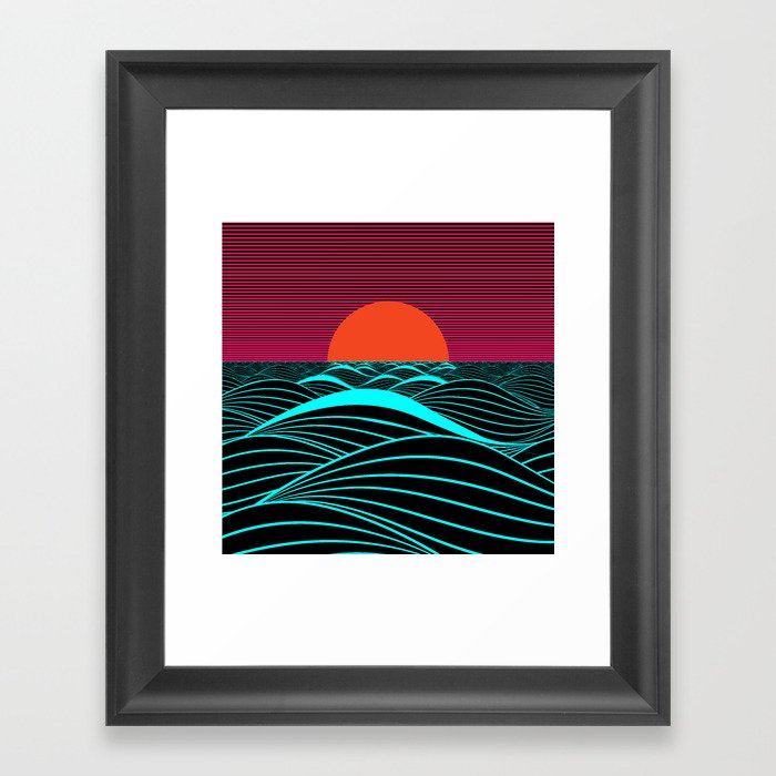 Don't let the sun go down on me Framed Art Print