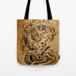 Hannya Dragon Tote Bag