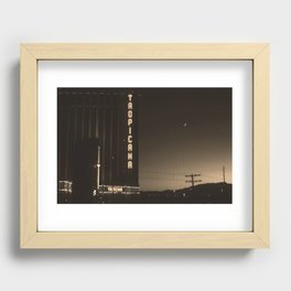 Las Vegas 1984 Sepia #1 Recessed Framed Print