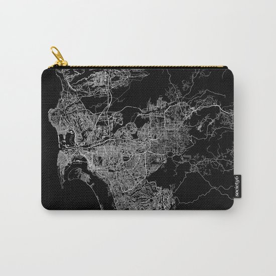 san diego map Carry-All Pouch