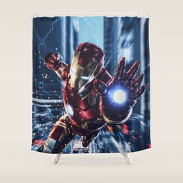 Tony Stark Shower Curtains For Any Bathroom Decor Society6