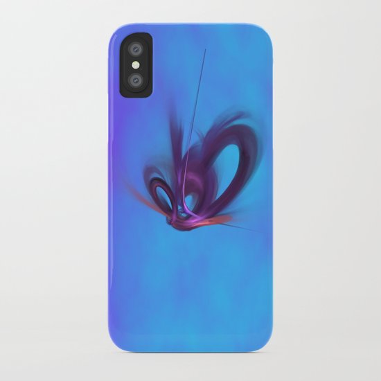 Purple Hearts iPhone Case