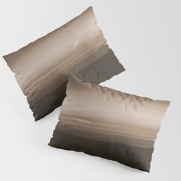 Sepia Brown Ombre Pillow Sham