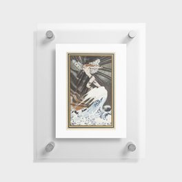 East of the Sun and West of the Moon, illustrated by Kay Nielsen Devil Angel Man On White Wave Floating Acrylic Print