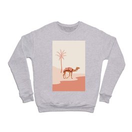 Bohemian Desert Camel Crewneck Sweatshirt