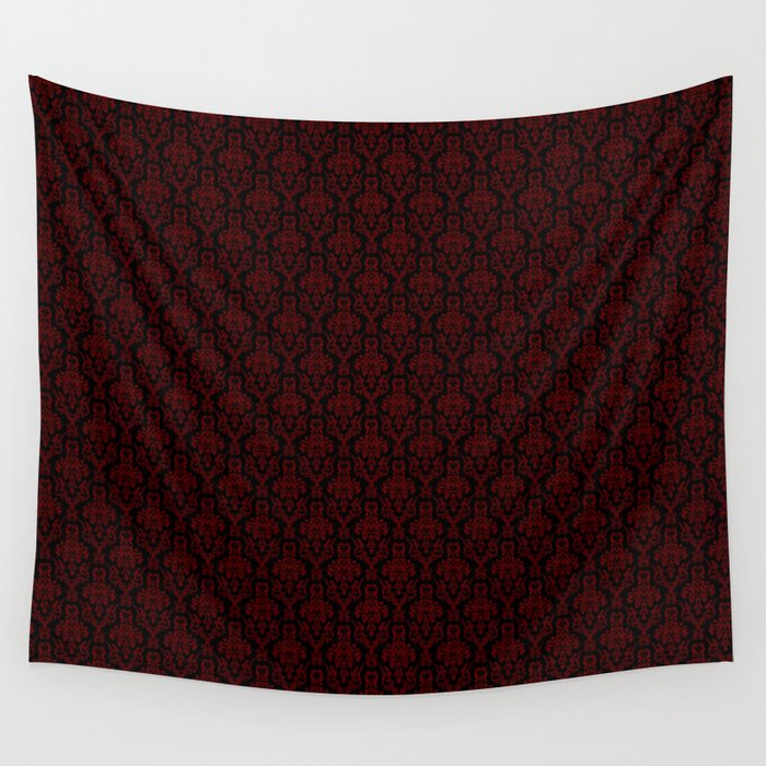 Dark red tapestry online