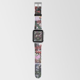 Colorful Graffiti Pattern Hope For Peace Hong Kong  Apple Watch Band