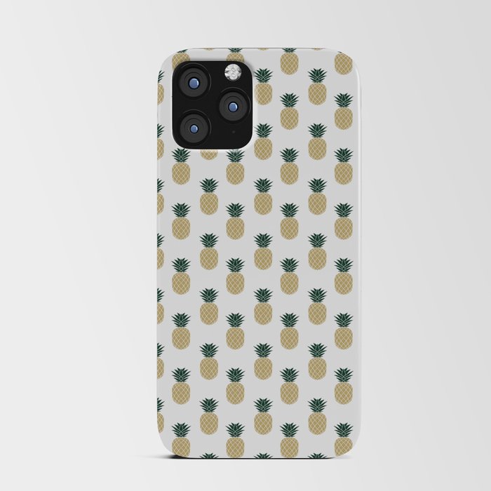 Foodies pineapples golden 3 iPhone Card Case
