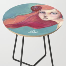 Beautiful Faces by Jane Davenport Side Table