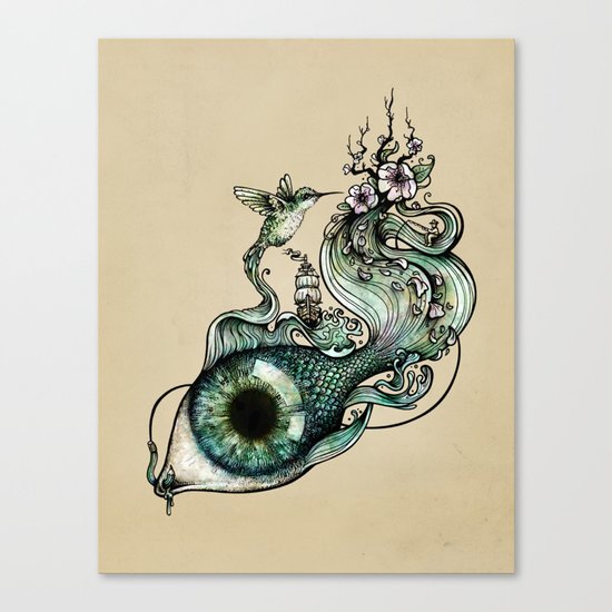 Flowing Inspiration Canvas Print