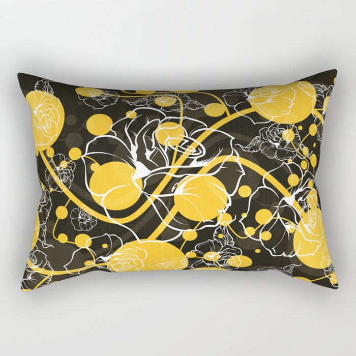 My yellow autumn garden Rectangular Pillow