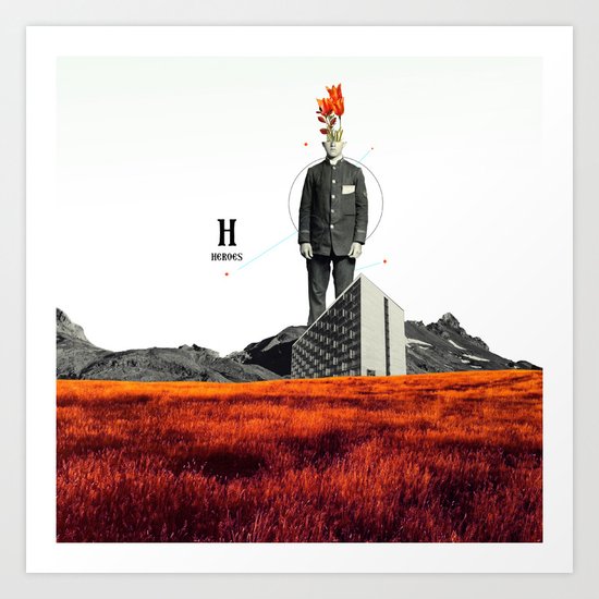 Heroes Art Print