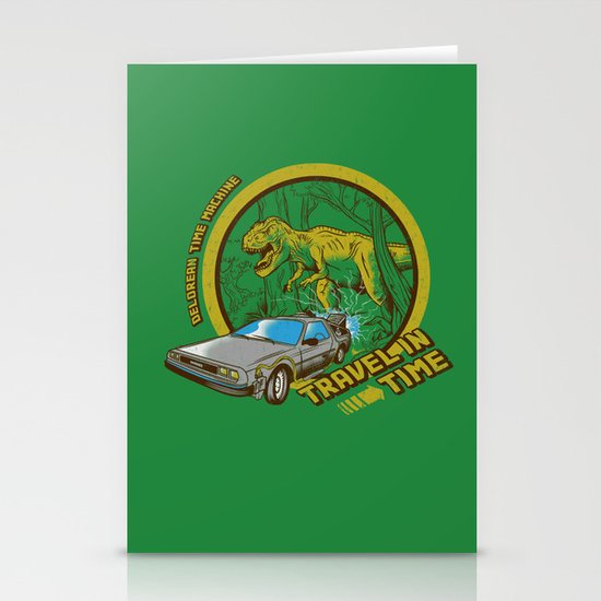 Travel in Time Stationery Cards