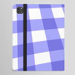 Warped Check - very peri iPad Folio Case