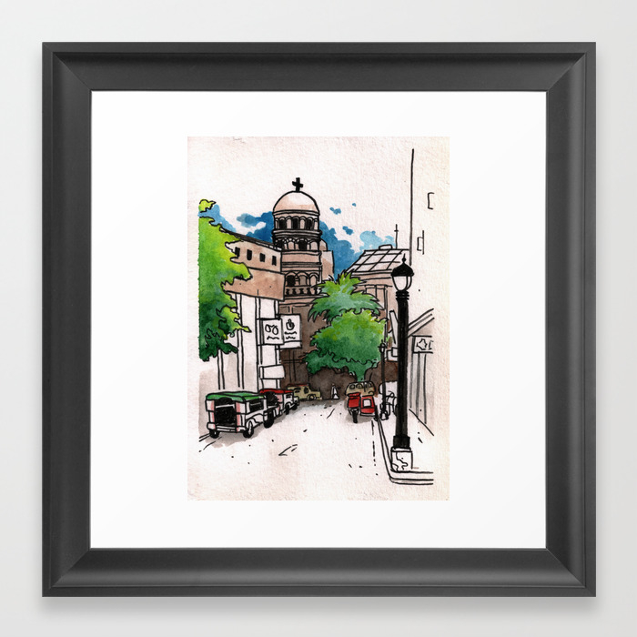 Philippines Santa Cruz Church Framed Art Print By Ryansumo