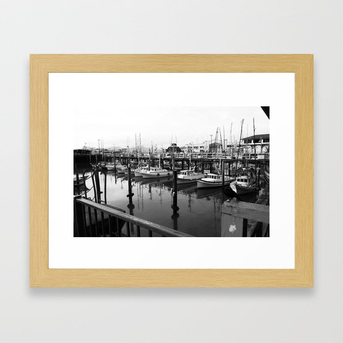 Fishermans Wharf Framed Art Print