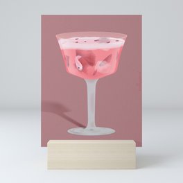 Siamese Hibiscus Gin Sour Mini Art Print