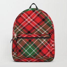 Tartan Christmas Backpack