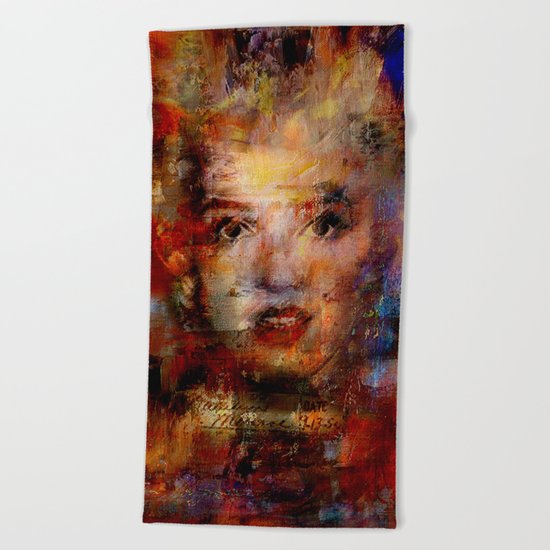 Once upon a time Marilyn Beach Towel