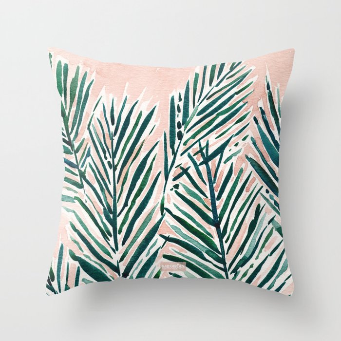 Tropical print throw pillows discount