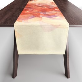 Watercolor beautiful girl Table Runner