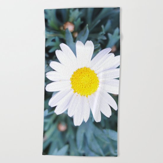 SMILE - Daisy Flower #1 Beach Towel