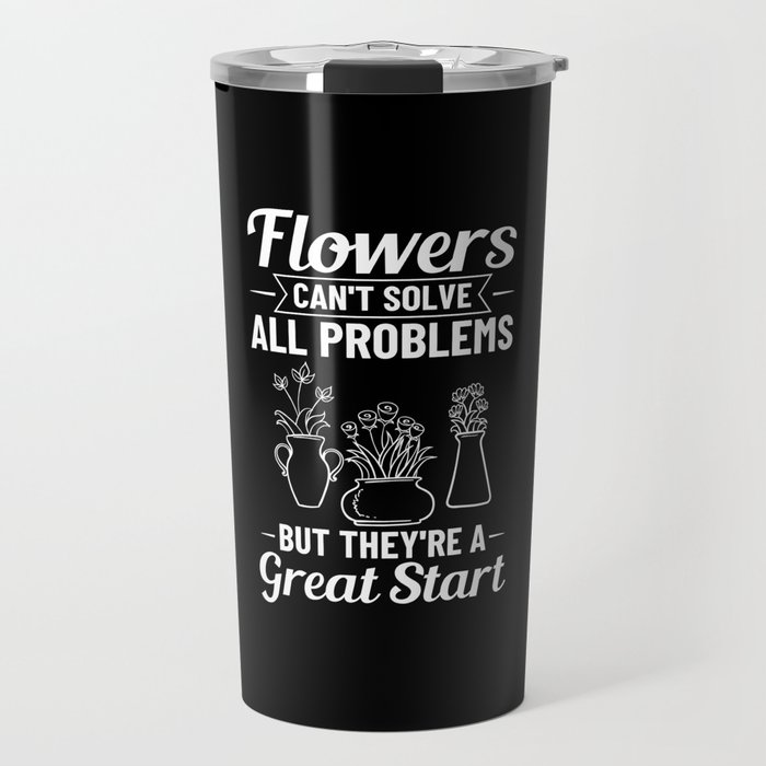 Florist Flowers Floristry Bouquet Decoration Travel Mug