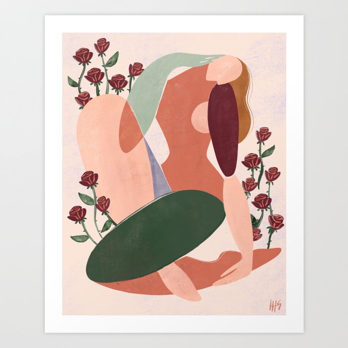 But first love yourself Art Print