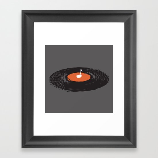 Swan Song Framed Art Print