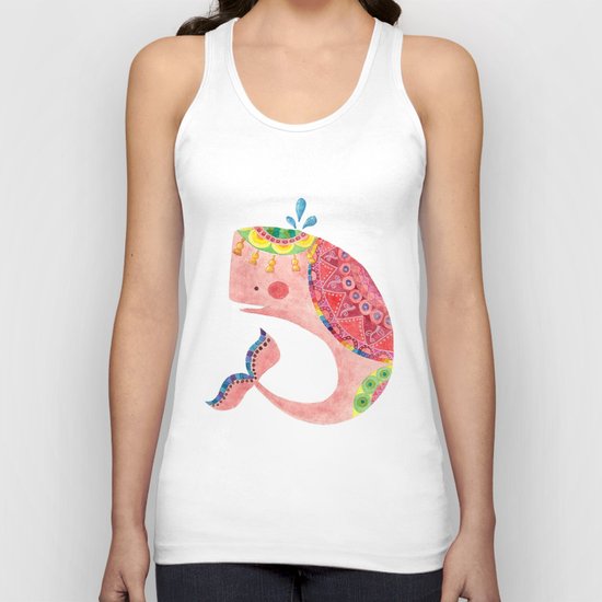 Wonderful Whale Unisex Tank Top