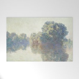River Landscape Painting Welcome Mat