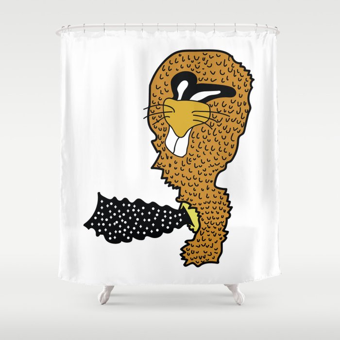 Beaver Ray Shower Curtain