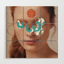 FlowerFrau · redhead Wood Wall Art