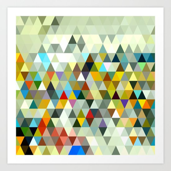 Awesome Triangle Art Print