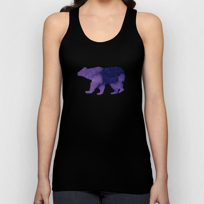 Some Bear Out There, Galaxy Bear Tank Top