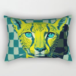 Cheetah Pop Art Design Rectangular Pillow