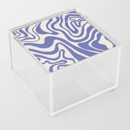Very Peri Purple Swirl on Creamy White Acrylic Box