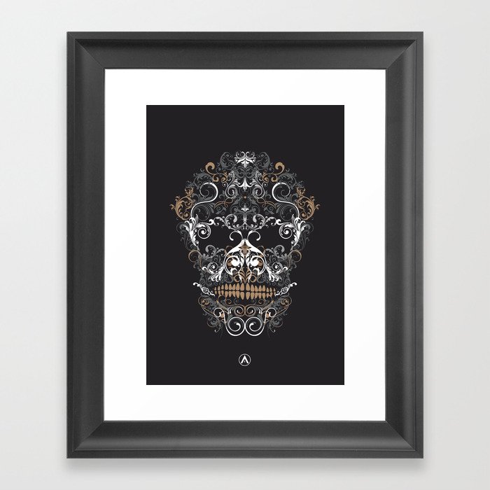 Day of the death skull  Framed Art Print