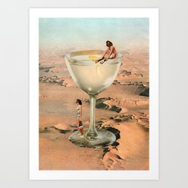 Dry Martini Art Print